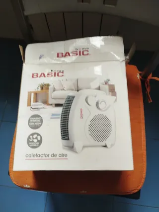 Calefactor de aire blanco