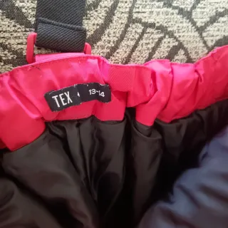 Pantalón de esquí rosa, regalo guantes