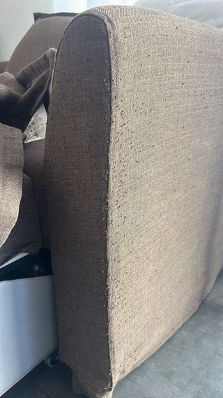 Sofá modular marrón