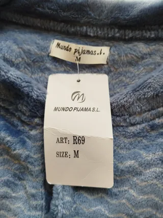 Pijama hombre azul talla M