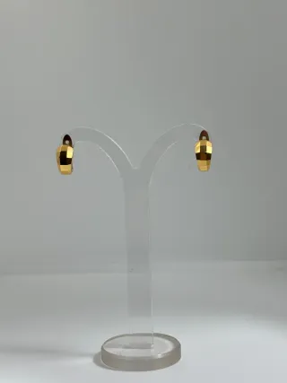 Pendientes Aro Oro 18 kt