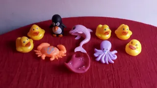 10 Muñecos de Baño