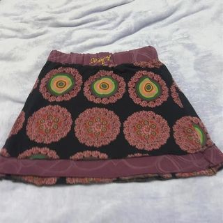 Falda Desigual Multicolor