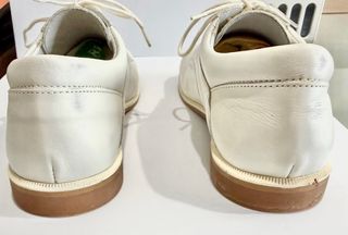 Zapatos comunión piel blancos Talla 35