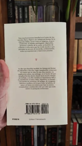 La Cartuja de Parma (Letras Universales)