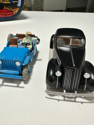 Lote Colección Tintín: Figuras y Coche