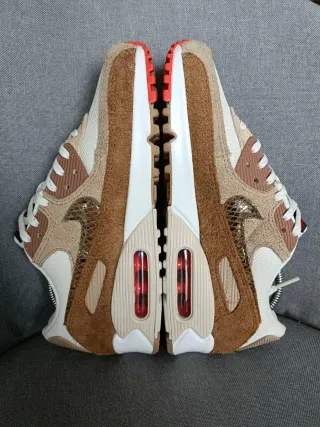Nike Air Max 90 SE Talla 38 Beige/Marrón