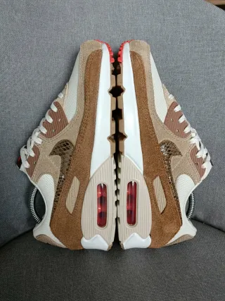 Nike Air Max 90 SE Talla 38 Beige/Marrón