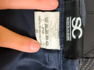 Pantalón de trabajo Workwear mujer talla 38azul