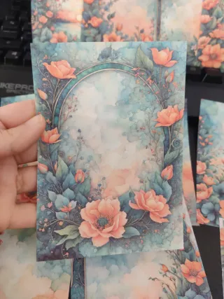 Lote papeles scrapbook