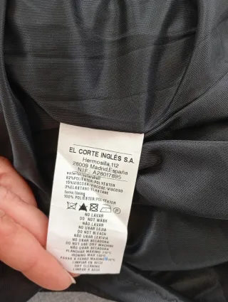 Vestido pichi negro talla M