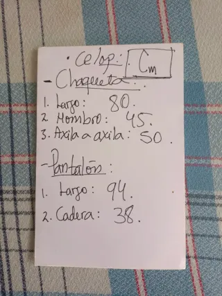 Traje de caballero Cerruti Negro Talla L