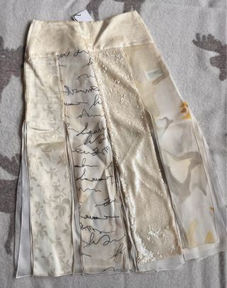 Falda Zara patchwork edición limitada