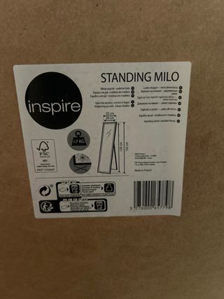 Espejo de pie Leroy Merlin Blanco