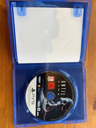 Until Dawn Remake PS5 Como Nuevo