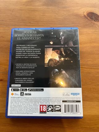 Until Dawn Remake PS5 Como Nuevo