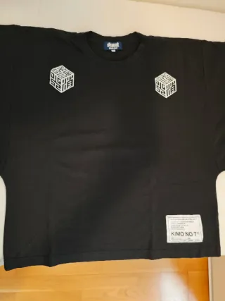 Kimono Japonés Streetwear Unisex Negro