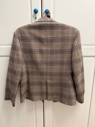 Chaqueta de cuadros Zara