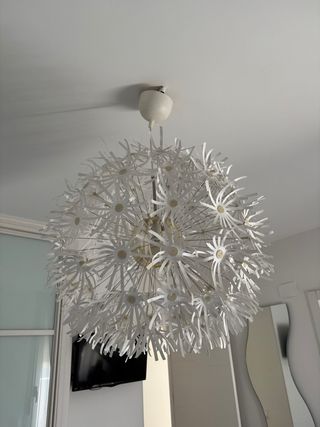 Lámpara Techo Ikea Papel Blanca