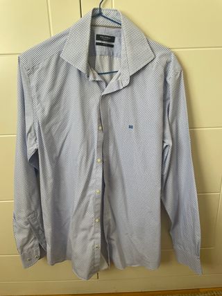 Camisa Pedro del Hierro PdH Azul y Blanca