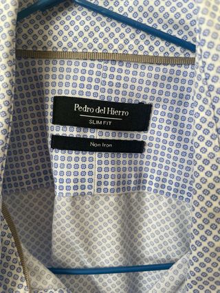 Camisa Pedro del Hierro PdH Azul y Blanca