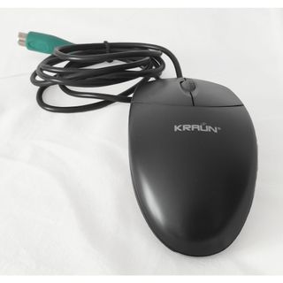 Ratón Óptico KRAUN PS2 Cableado Negro