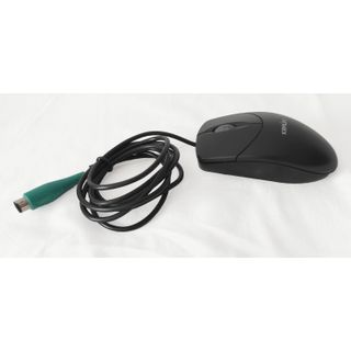 Ratón Óptico KRAUN PS2 Cableado Negro