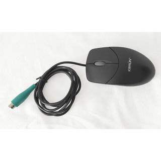 Ratón Óptico KRAUN PS2 Cableado Negro