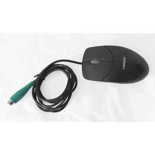 Ratón Óptico KRAUN PS2 Cableado Negro