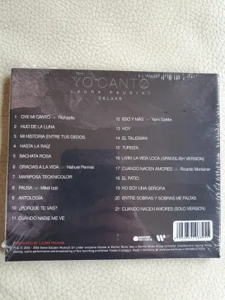 Laura Pausini Yo Canto 2 Deluxe Firmado CD
