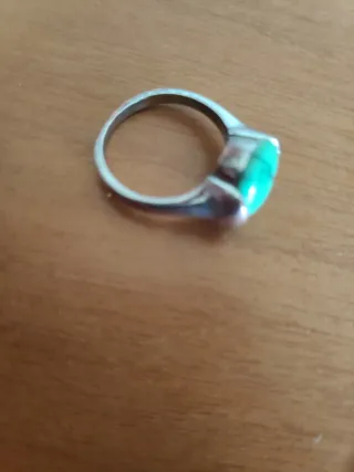 Anillo Plata Ley Vintage Turquesa Taxco