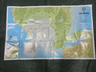 Mapa GTA V Los Santos Rockstar Games
