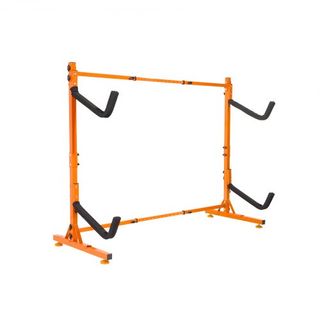 Soporte de Kayak Independiente, Soporte para 2 Kayaks, Canoas y Paddleboards, Soporte de Kayak de Acero de Alta Resistencia con Brazos Acolchados y Ancho Ajustable, Carga Máxima de 175 LBS, para G...
