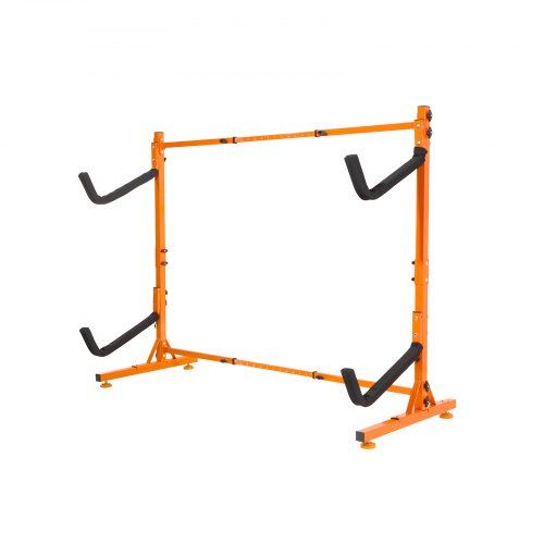 Soporte de Kayak Independiente, Soporte para 2 Kayaks, Canoas y Paddleboards, Soporte de Kayak de Acero de Alta Resistencia con Brazos Acolchados y Ancho Ajustable, Carga Máxima de 175 LBS, para G...