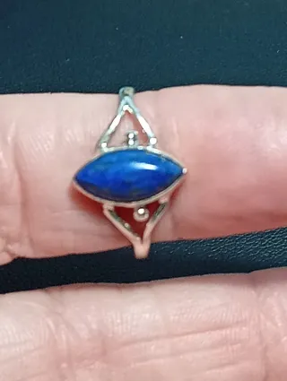 Anillo Plata Ley Lapizlazuli