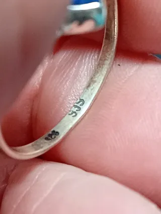 Anillo Plata Ley Lapizlazuli