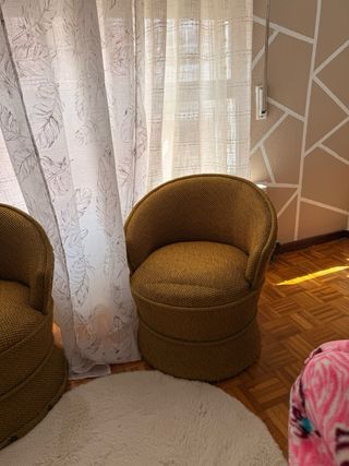 Conjunto mesa centro y 2 sillones