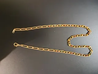 Collar Dorado Vintage 46cm.Martes 17 se acaba