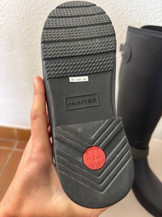 Botas Hunter Negras Talla 36 con caja IMPECABLES
