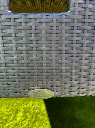 Tumbona Skyline Exterior  Cuero Naranja melocoton