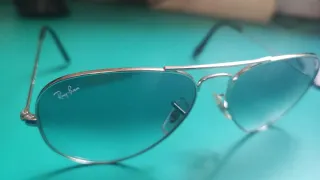 Gafas Ray-Ban Aviator Cristal Azulado