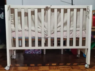 Cuna 120x60 + Colchón, Funda y Chichonera