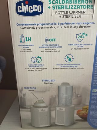 Calienta y esteriliza biberones Chicco 2 en 1
