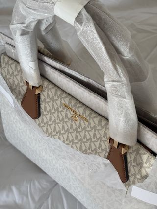 Bolso Michael Kors Beige y Marrón