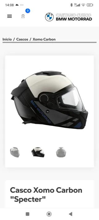 NUEVO Casco BMW Xomo Carbon Specter