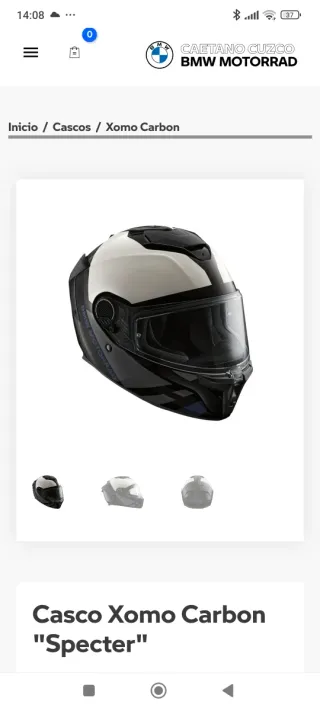 NUEVO Casco BMW Xomo Carbon Specter