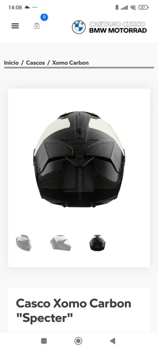 NUEVO Casco BMW Xomo Carbon Specter