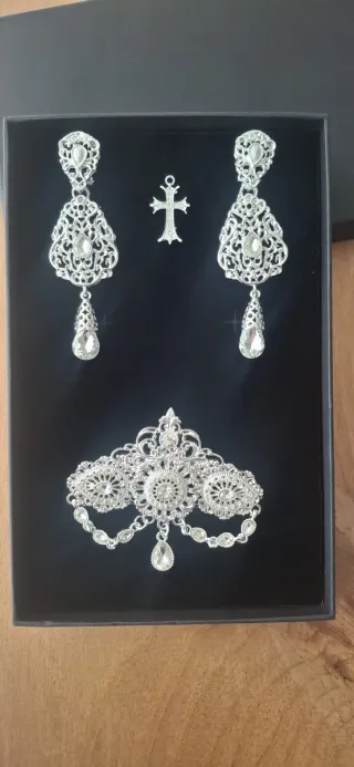 Conjunto Aderezo Plata Nuevo