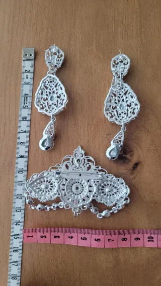 Conjunto Aderezo Plata Nuevo