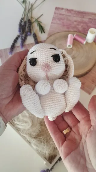 Conejo Pascua Amigurumi Blanco